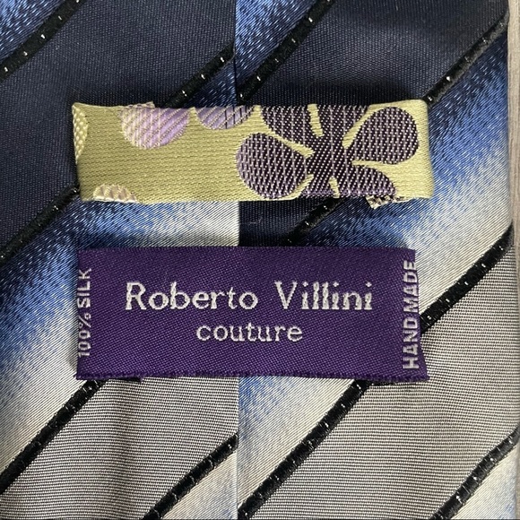 Roberto Villini Couture Striped Tie - Picture 5 of 5